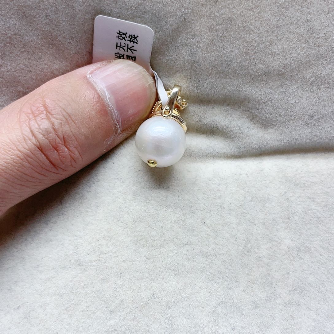 海水珍珠颈饰银S925镶嵌