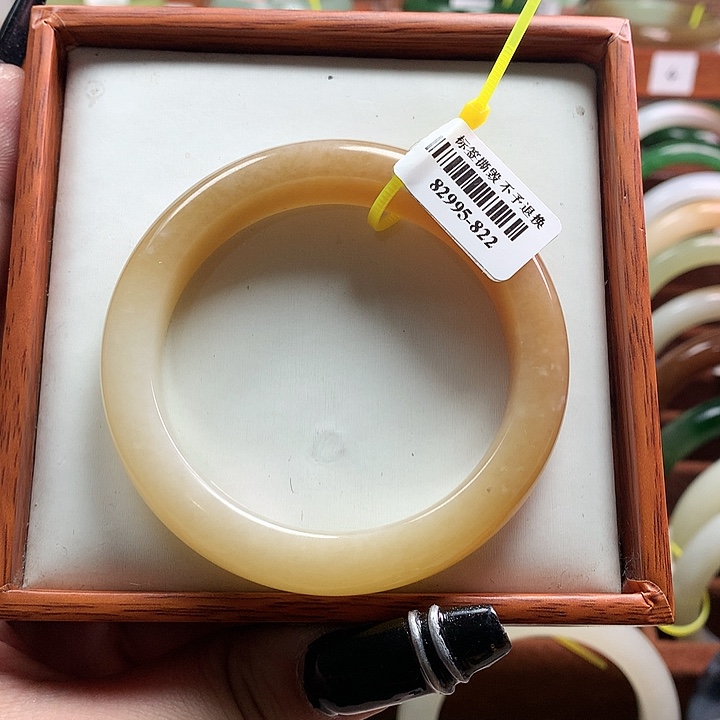 和田玉手镯未镶嵌53-54