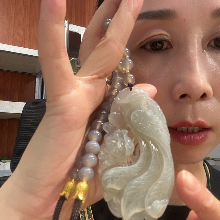 岫玉未镶嵌岫玉吊坠