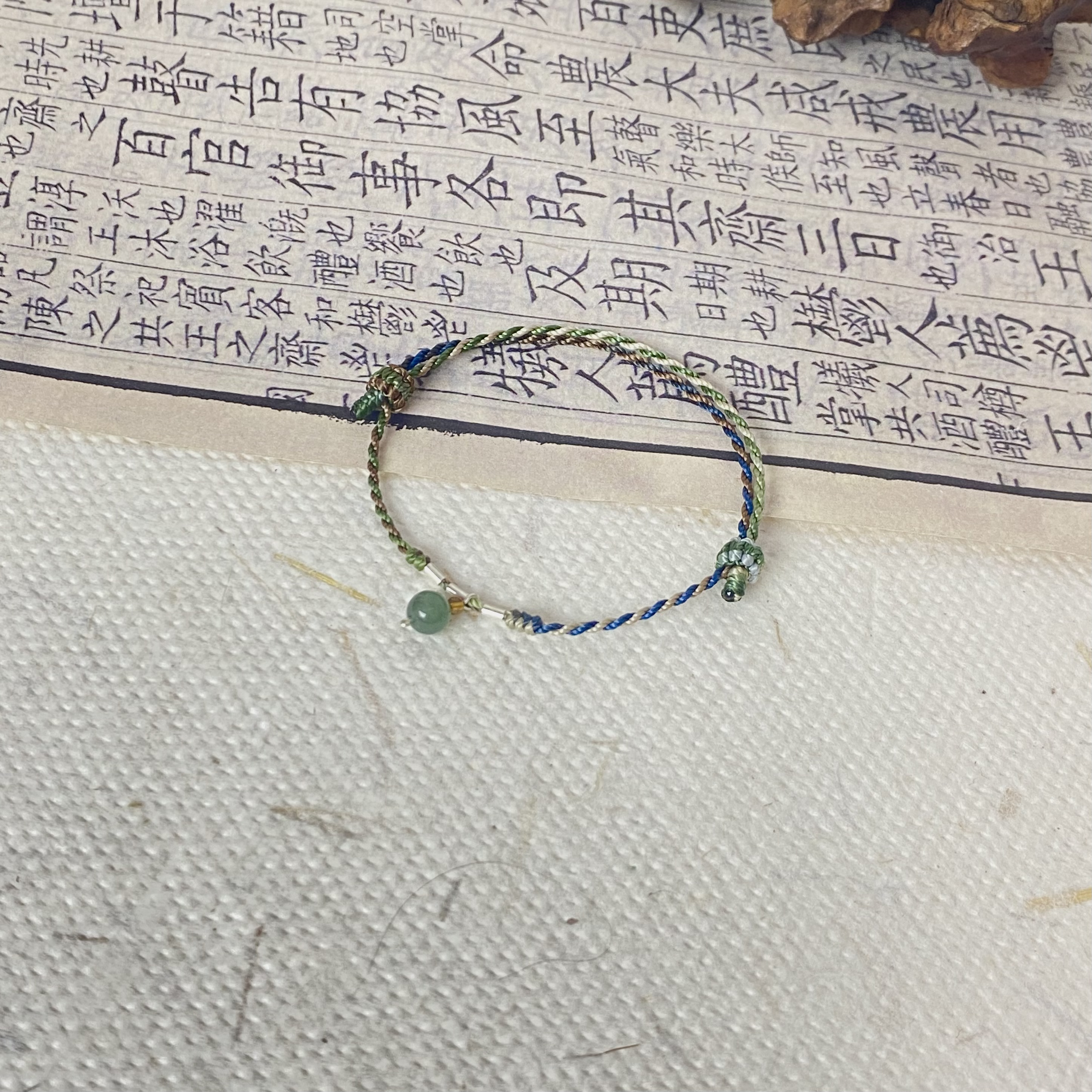 925银手链 ｜枯木逢春｜925纯银竹节手绳细款编织蛇马简约百搭