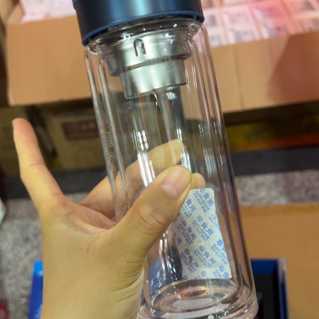 玻璃杯340340340340抗菌呗玻璃杯蓝色