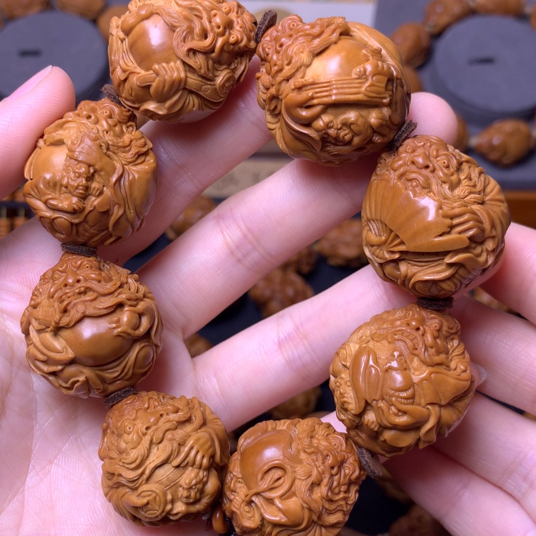 橄榄核手串/手链钟馗