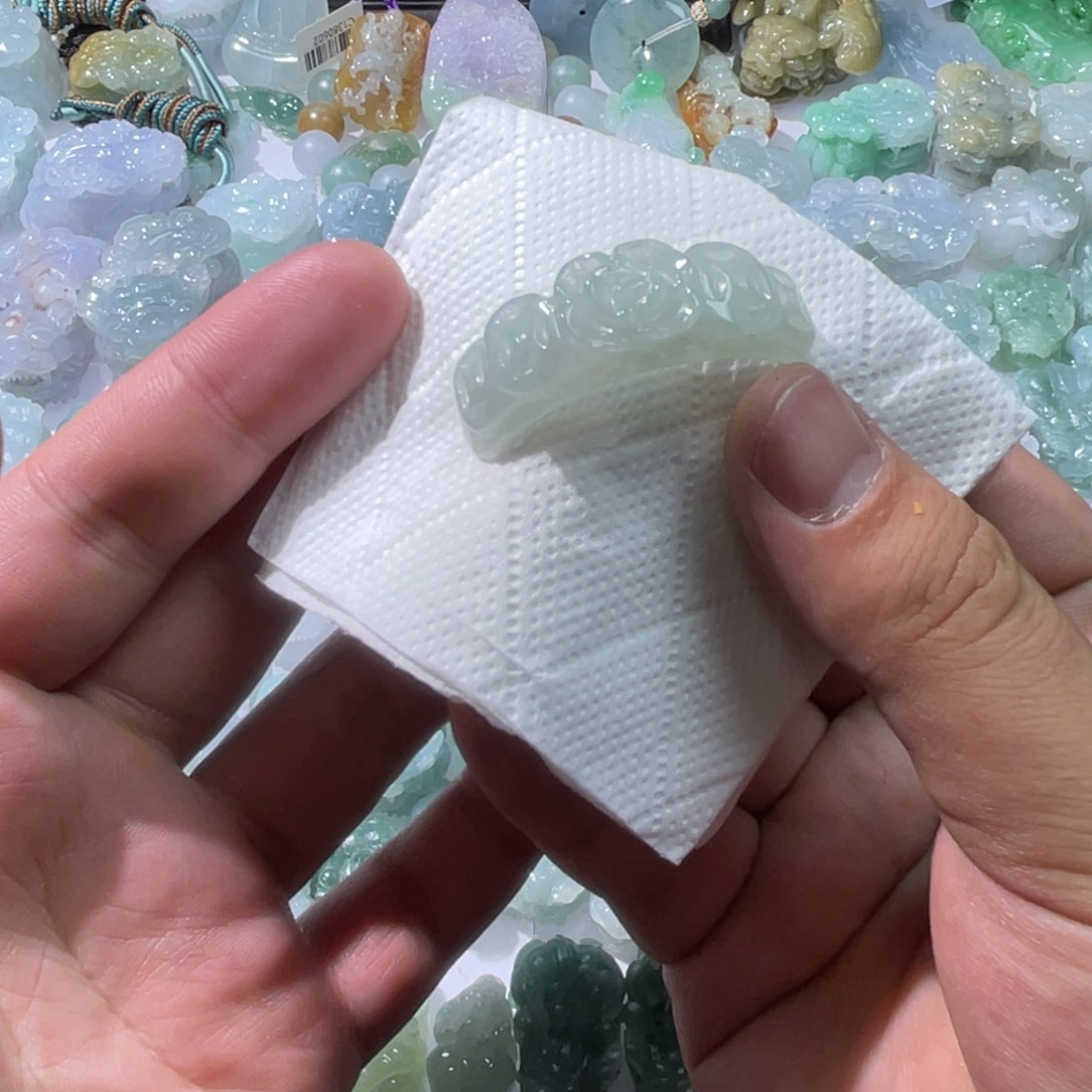 翡翠未镶嵌颈饰天然