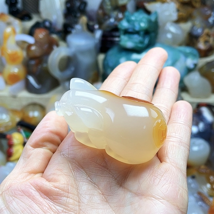 玛瑙/玉髓饰品银S925镀金镶嵌