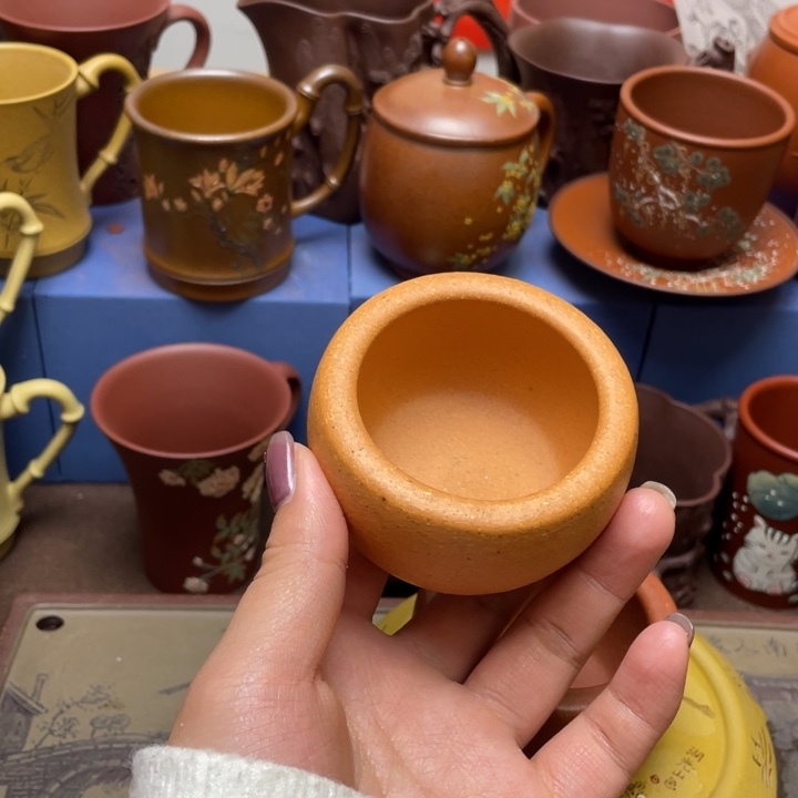 紫砂茶杯紫砂主人杯
