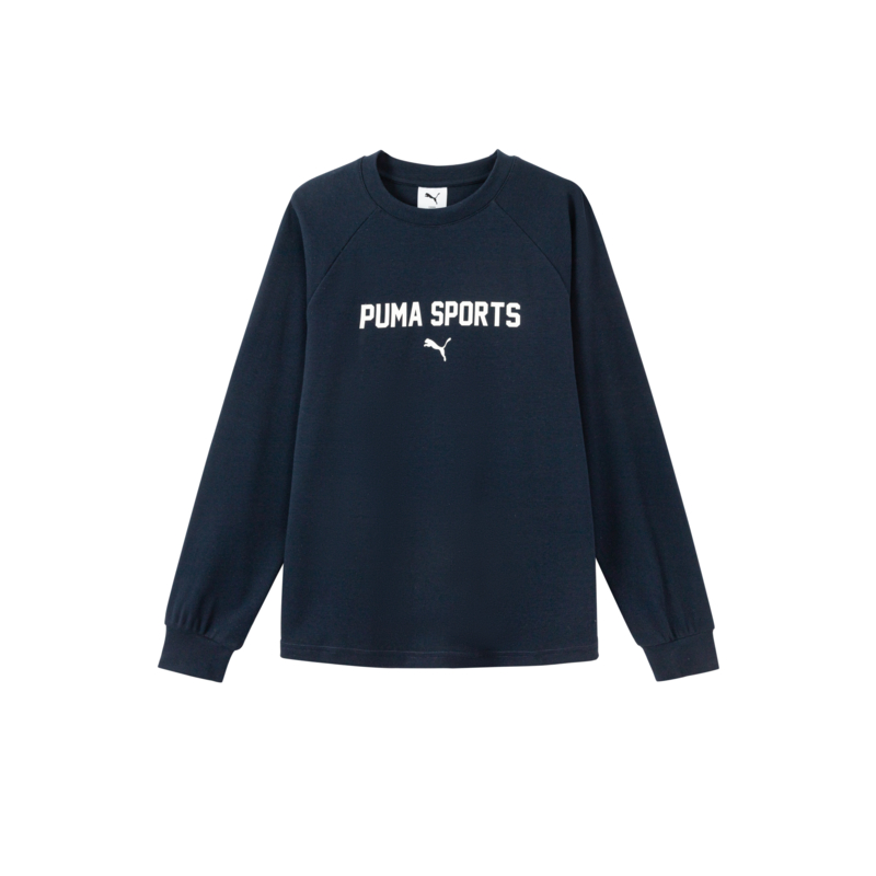 【专属】PUMA彪马儿童2026秋冬季长袖T恤撞色袖子时髦353426100203