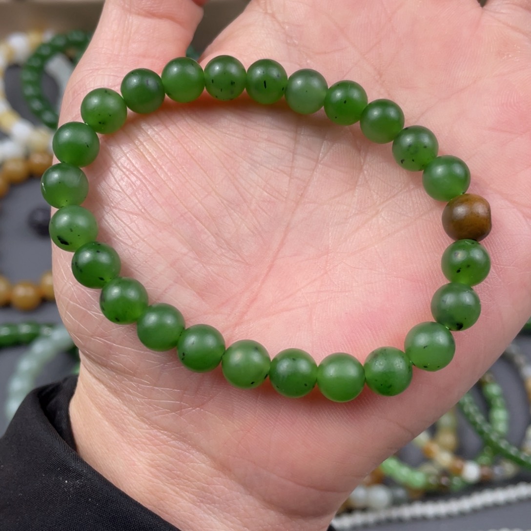 和田玉手串未镶嵌