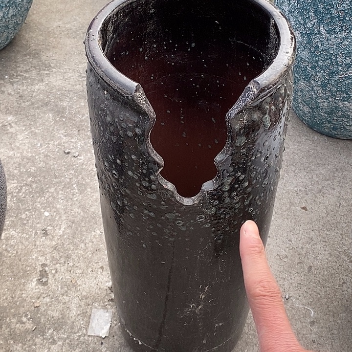 紫砂花盆紫砂瑕疵20.51花盆