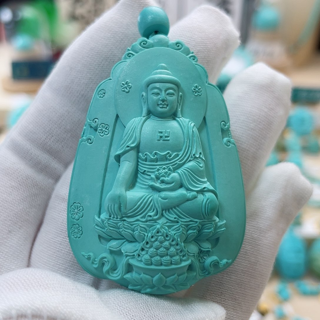 绿松石珠宝奇石未镶嵌