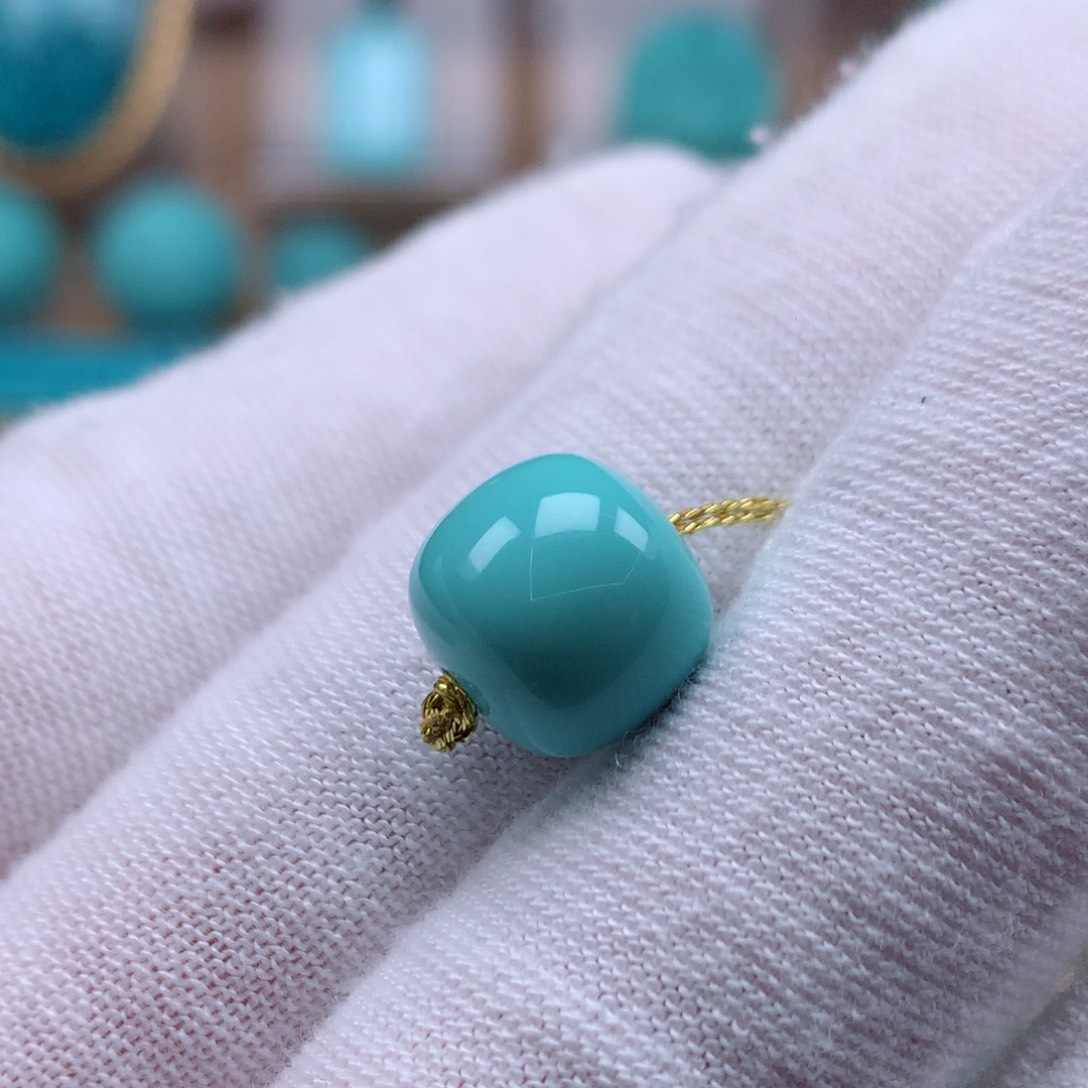 绿松石未镶嵌珠宝奇石直径11mm