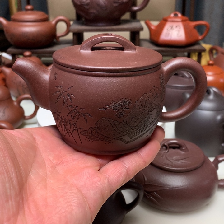 汉瓦壶底槽青240毫升