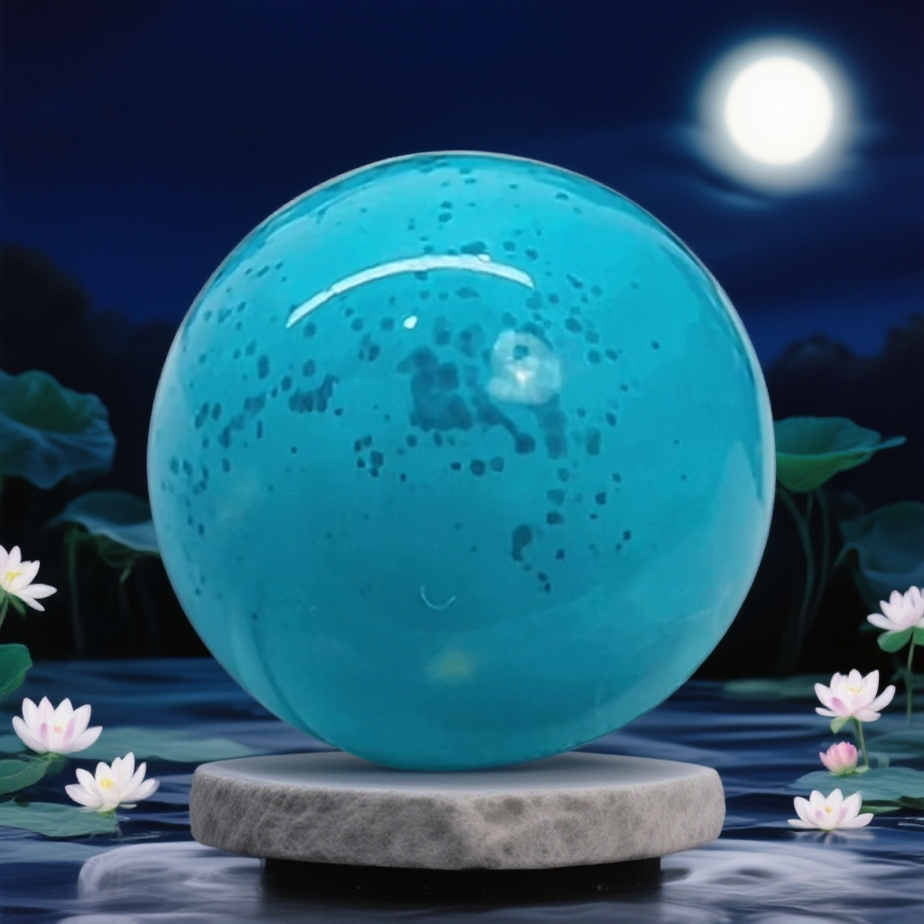 原矿绿松石珠子湖北玉掌柜原矿绿松石雨点松圆珠