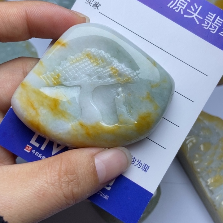 翡翠颈饰未镶嵌翡翠