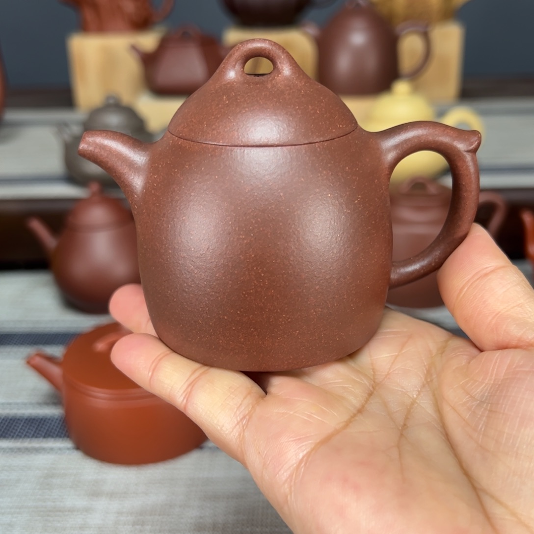 茶壶紫砂秦权120毫升底槽清