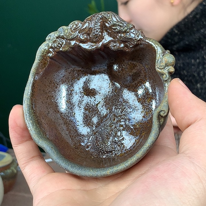 紫砂茶壶纯自然柴烧