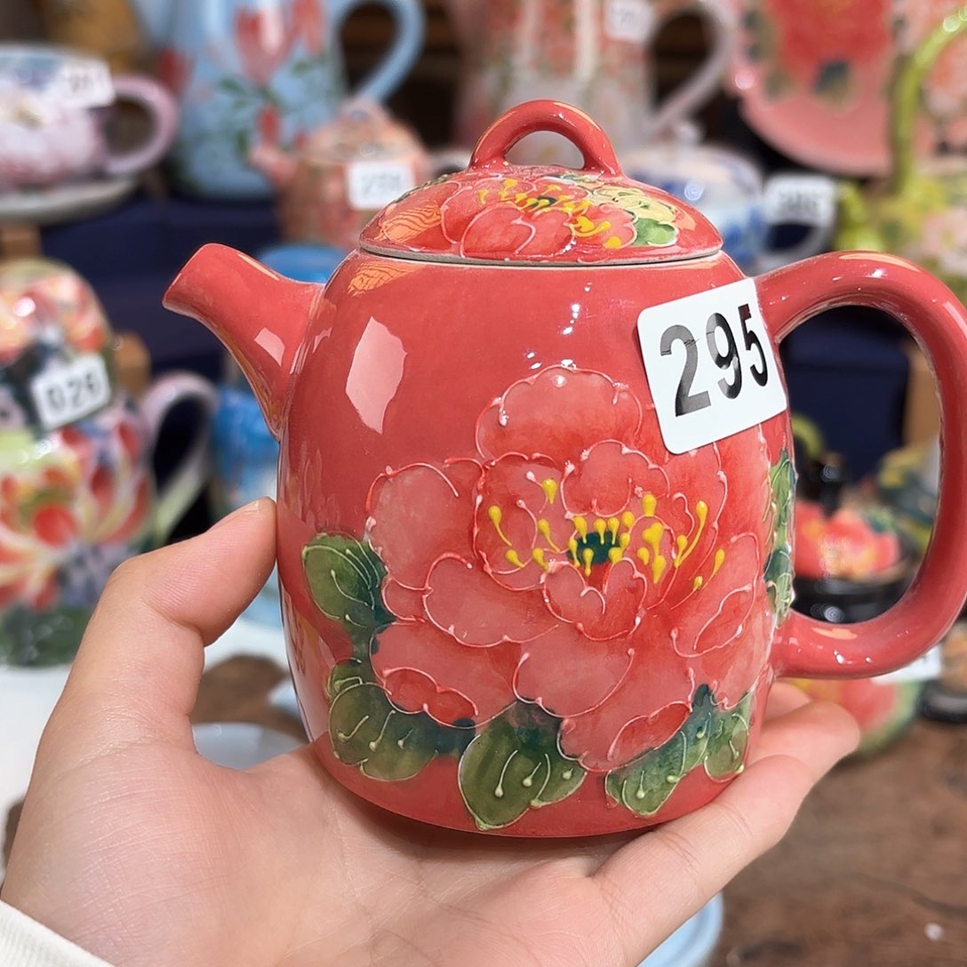 景德镇手绘高温釉下彩陶瓷茶具