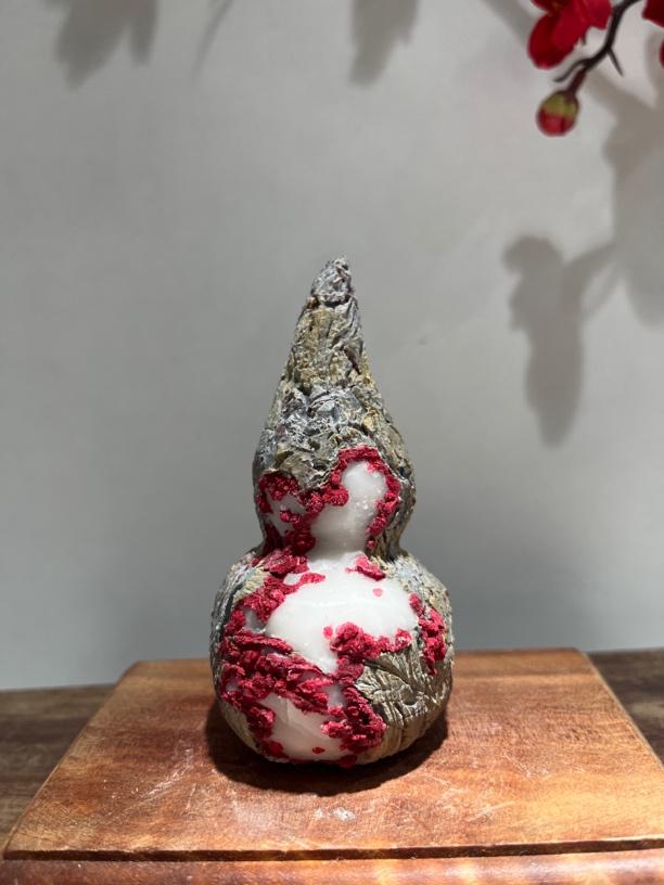 灵璧石白灵玉象形石玉葫芦