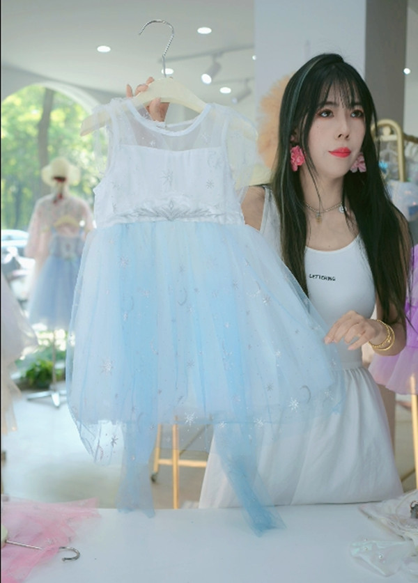 SF2023 女童春夏季连衣裙公主裙【甲辰实体童装如皋店】