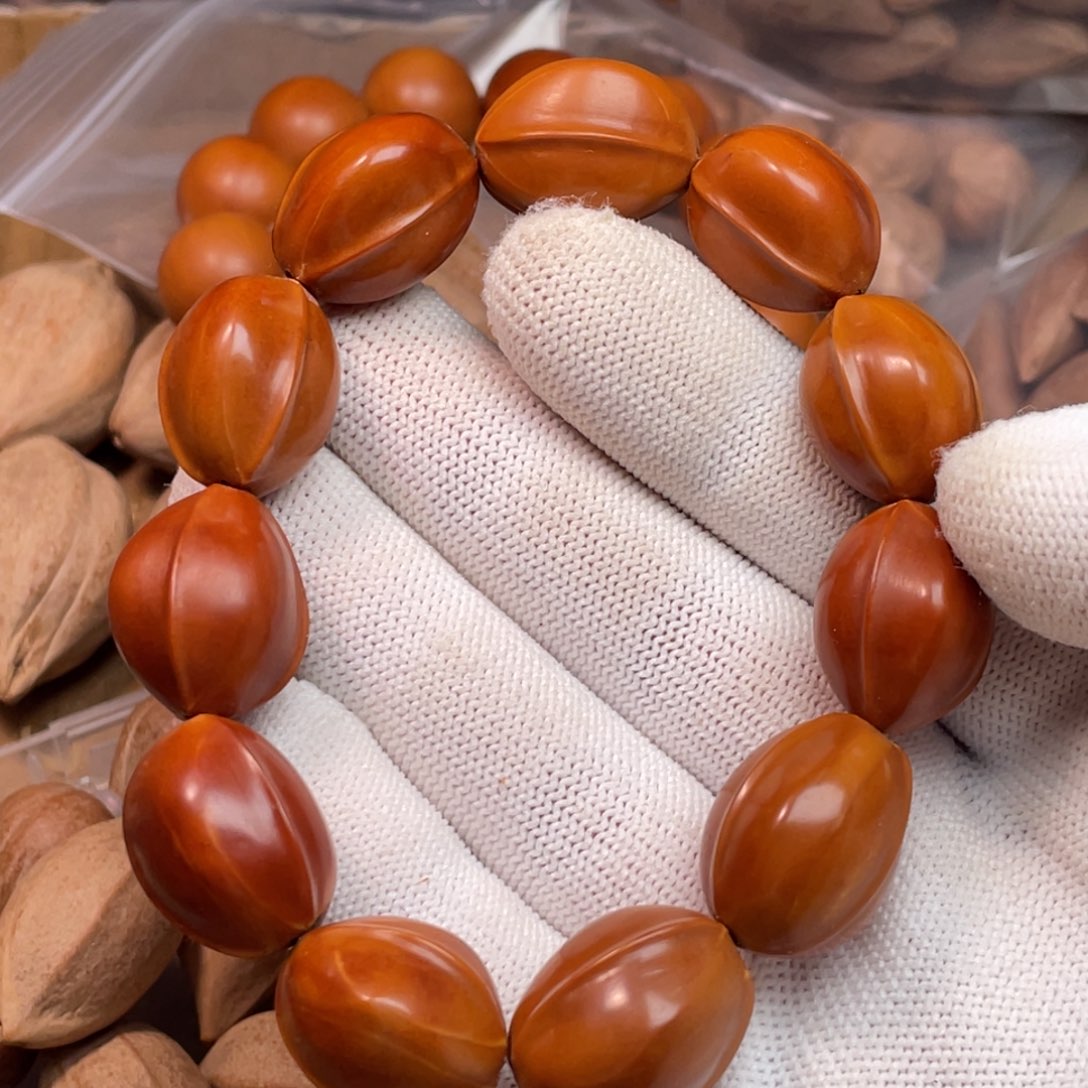 亮***子橄榄核手串/手链1