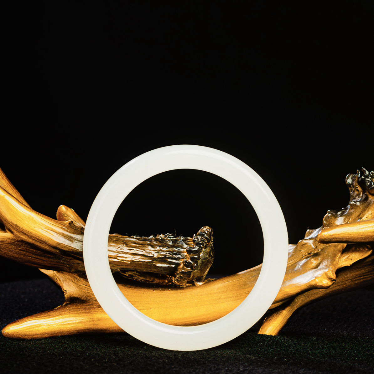  {小军高端甄选｝Dsj46白色正圈手镯