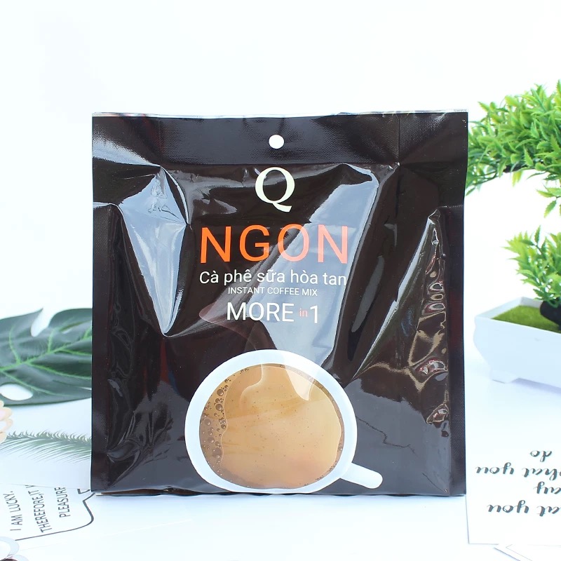 越南进口 Q 牌咖啡三合一qcafe 香浓NGON牌速溶咖啡50小包 /1000g