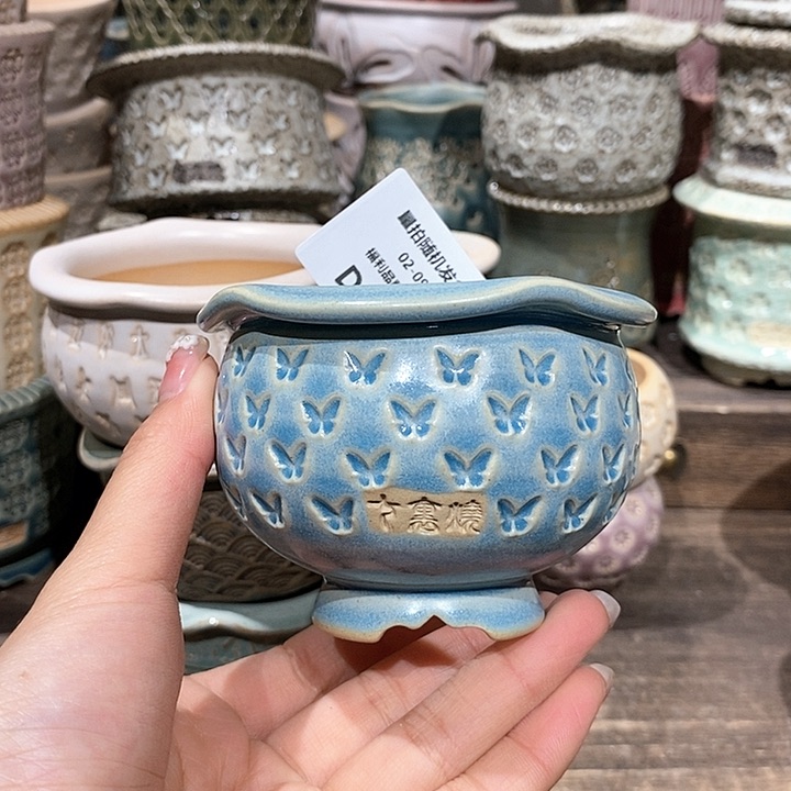 七里烧花盆2-9-119口径6