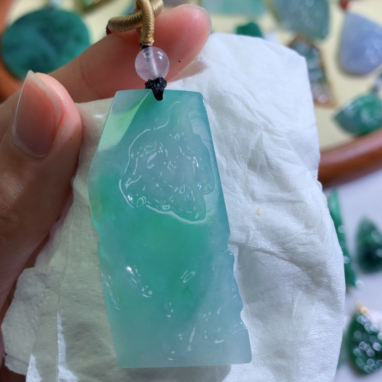 【闪购商品】翡翠吊坠(不含链)未镶嵌 6738