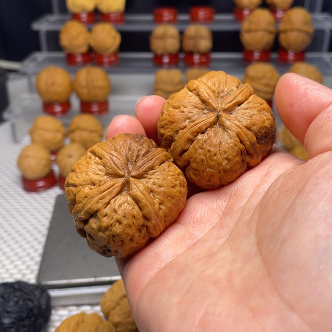 文玩核桃把件6正品四炸