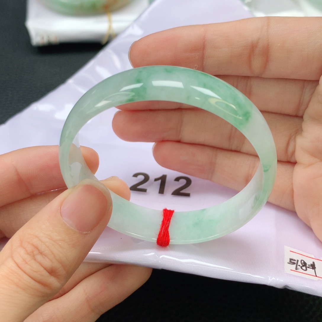 翡翠未镶嵌手镯翡翠51.8