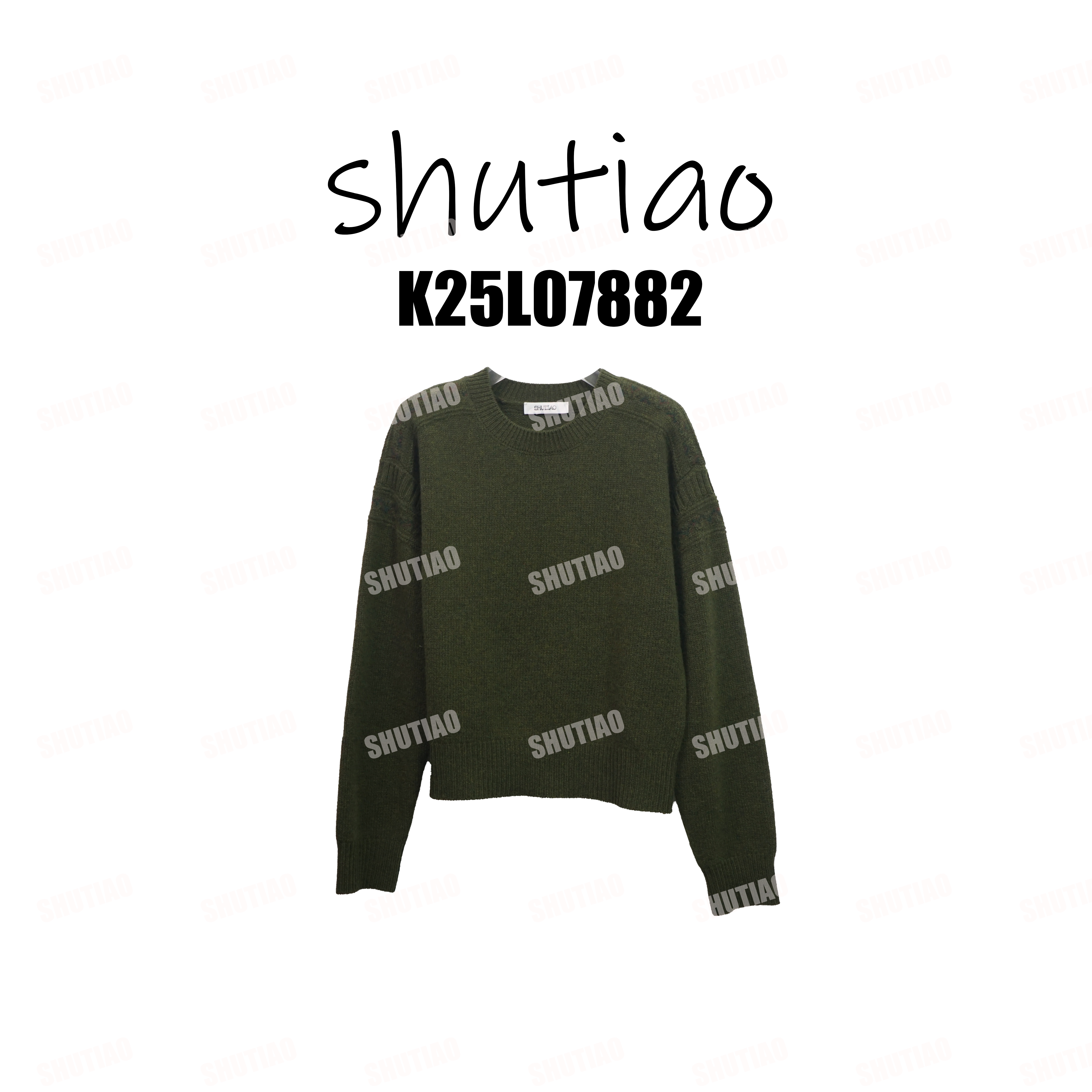 【SHUTIAO】2025冬季：新款小众设计款毛衣K25L07882