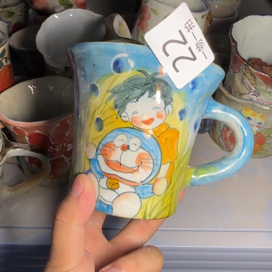 景德镇手绘釉下彩陶瓷微瑕孤品22