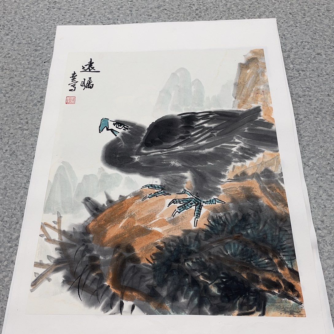 国画1.4平尺国画作品