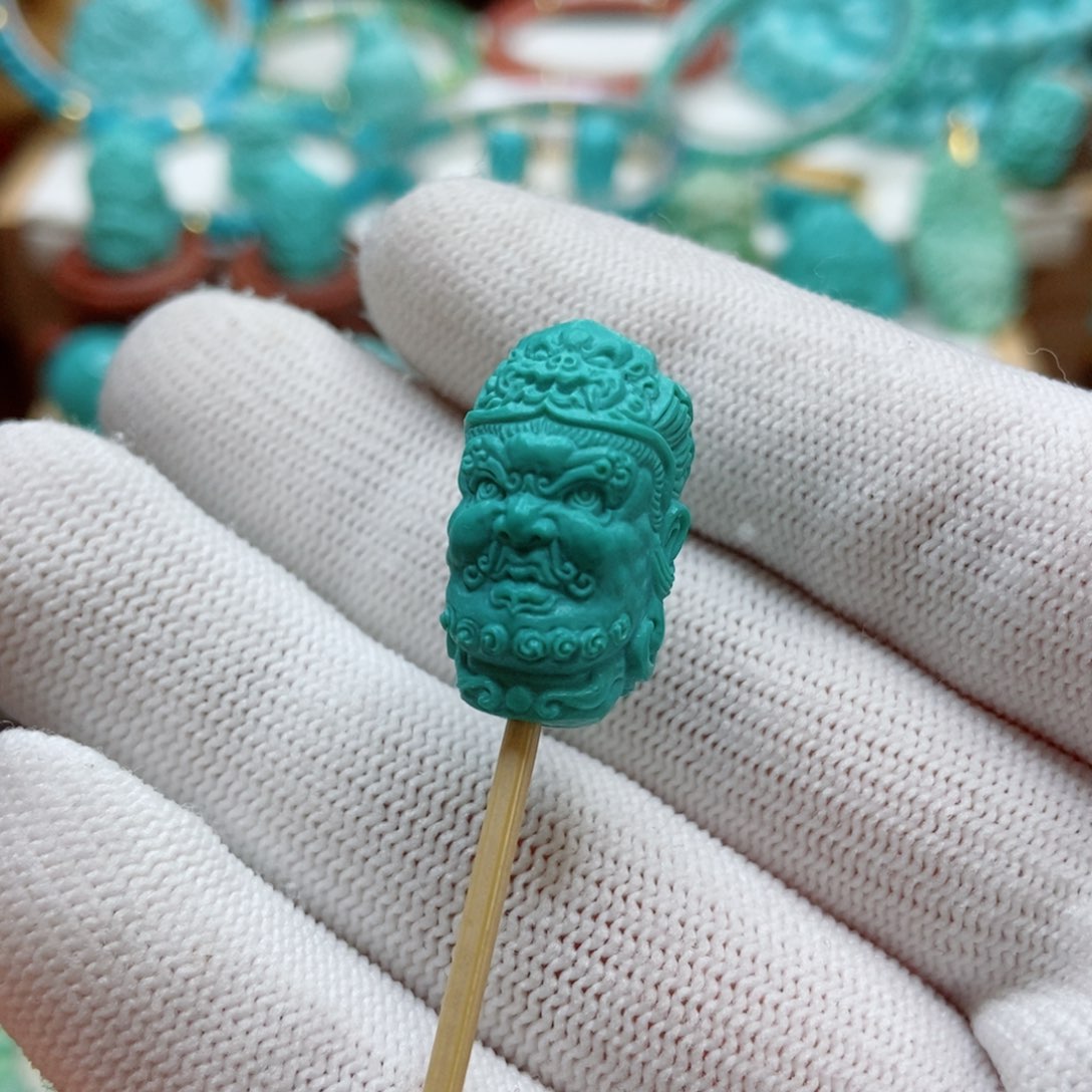 绿松石珠子未镶嵌