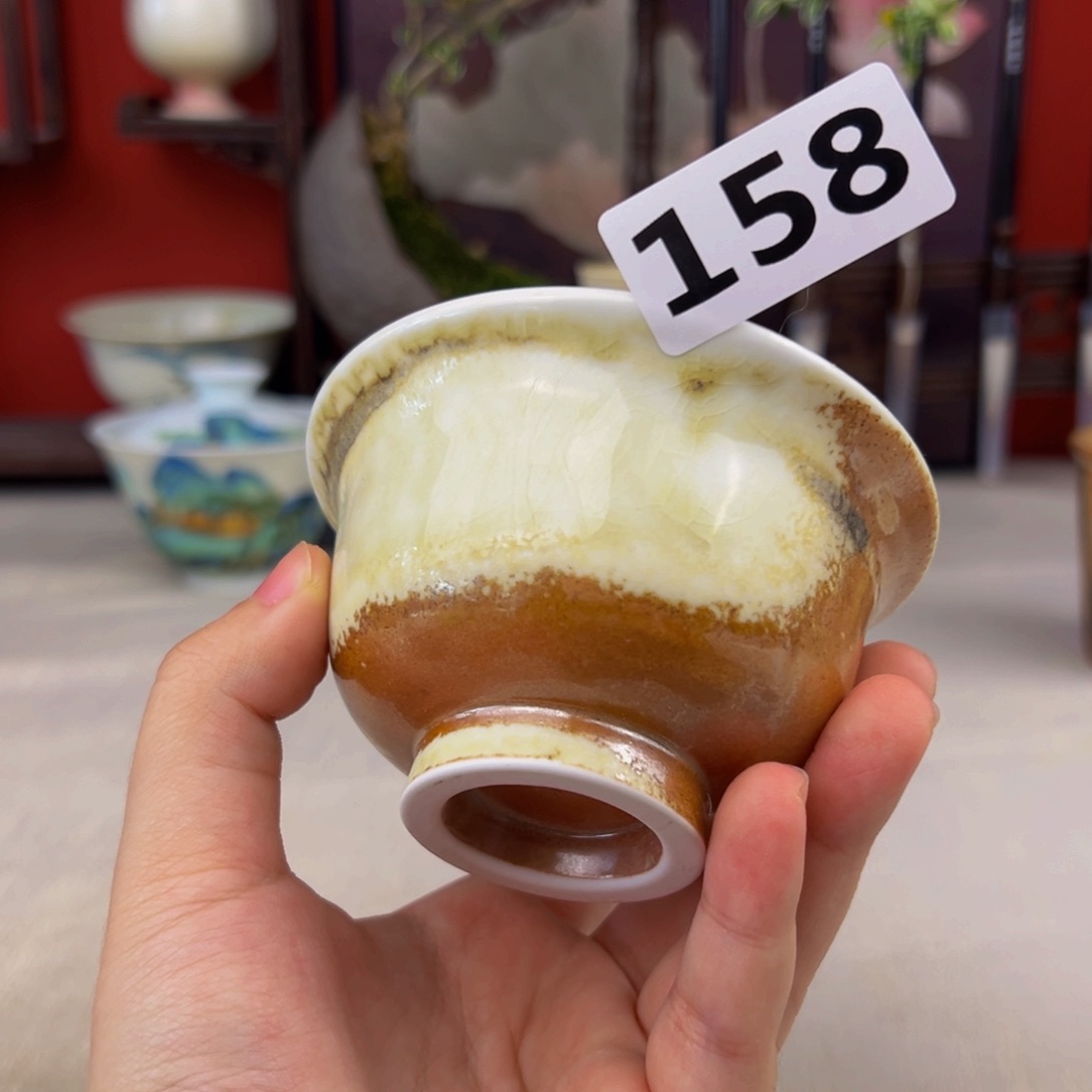 杯子纯手工柴烧主人杯