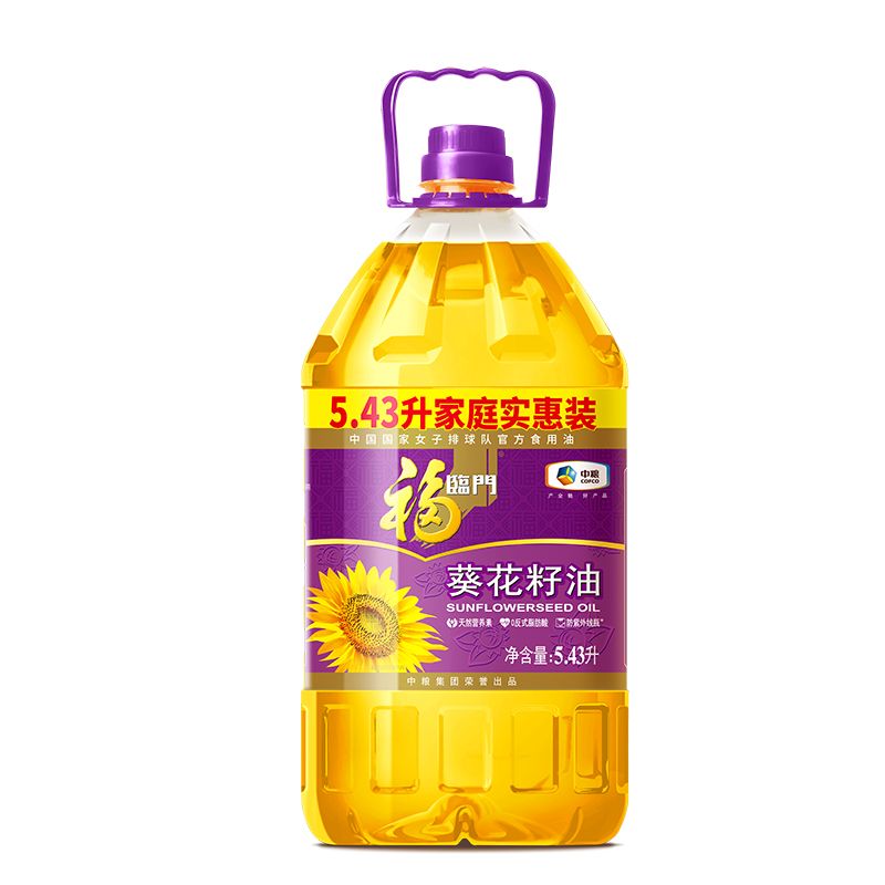 M福临门葵花籽油5.43L/桶