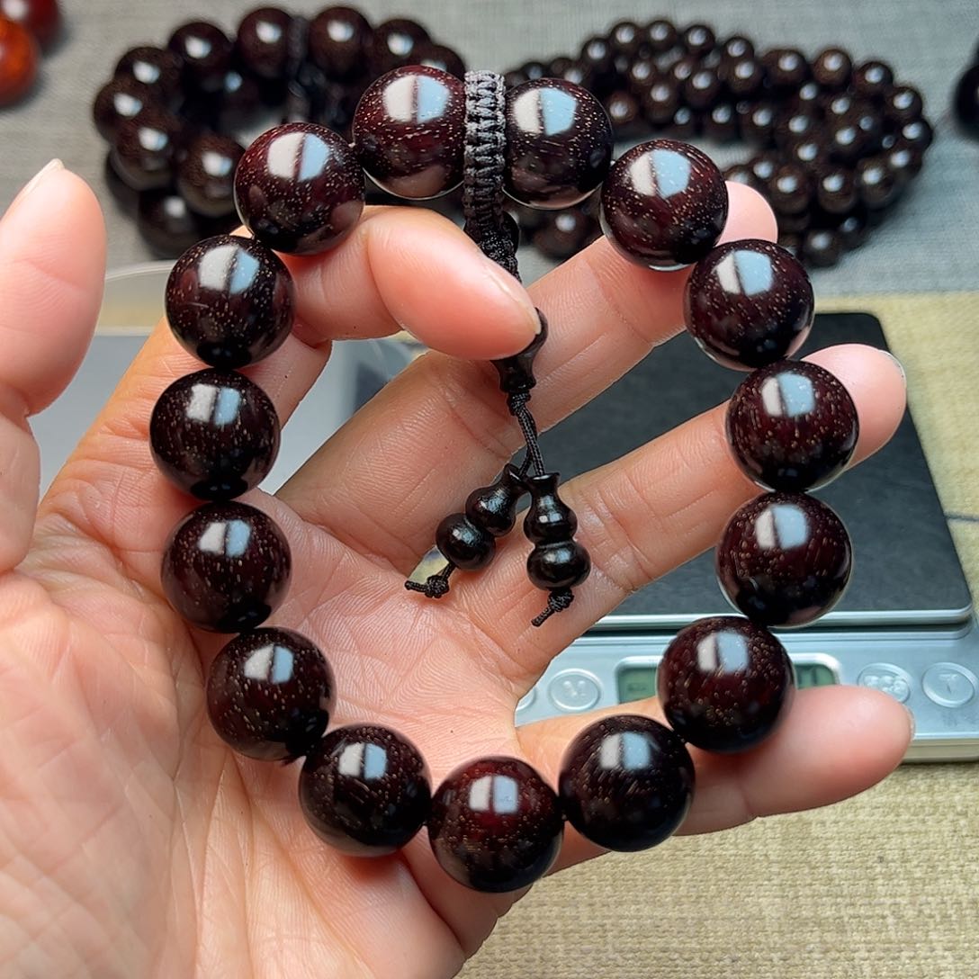 檀香紫檀（小叶紫檀）1.5 15颗 满星