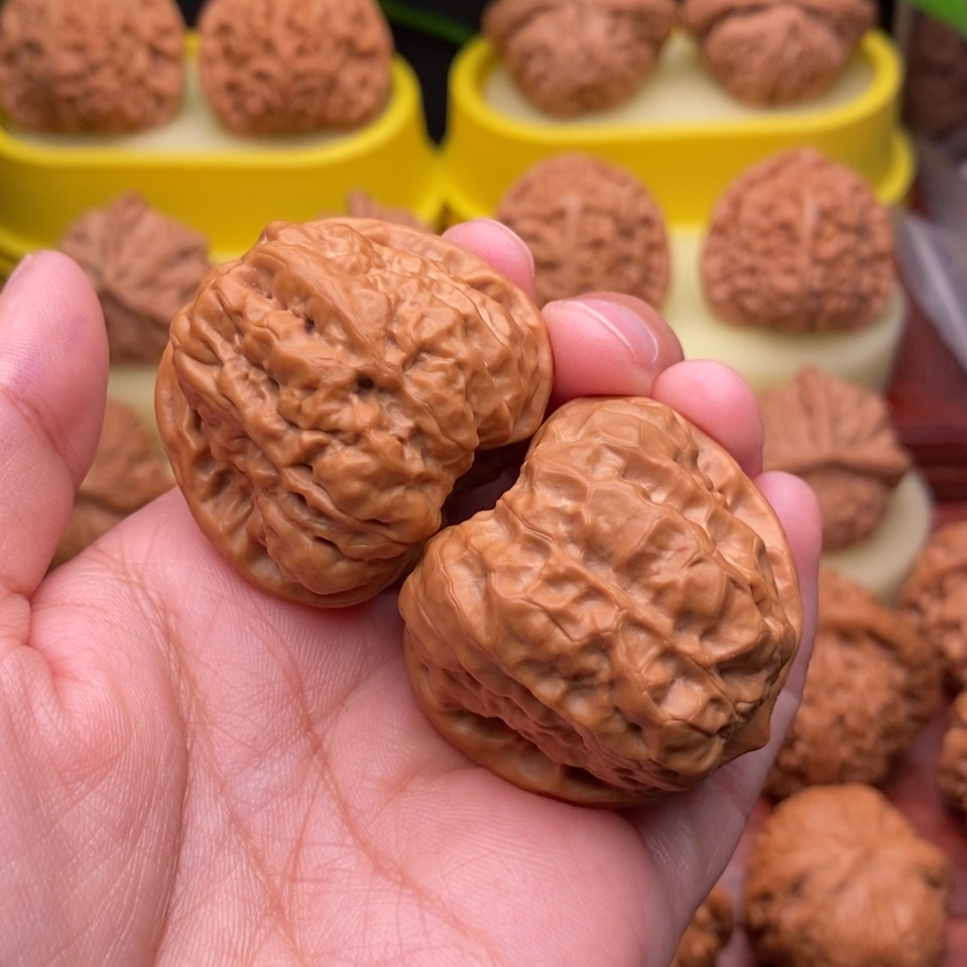 把件文玩核桃猫*738“精品”延庆大蛙蛙“漏”