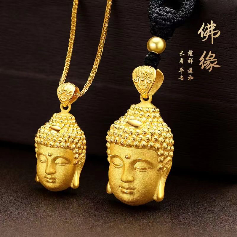 合金吊坠 精品大佛头 空心 传承精美