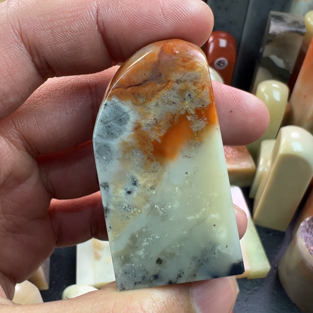 韩***雨老挝石印石老挝石11