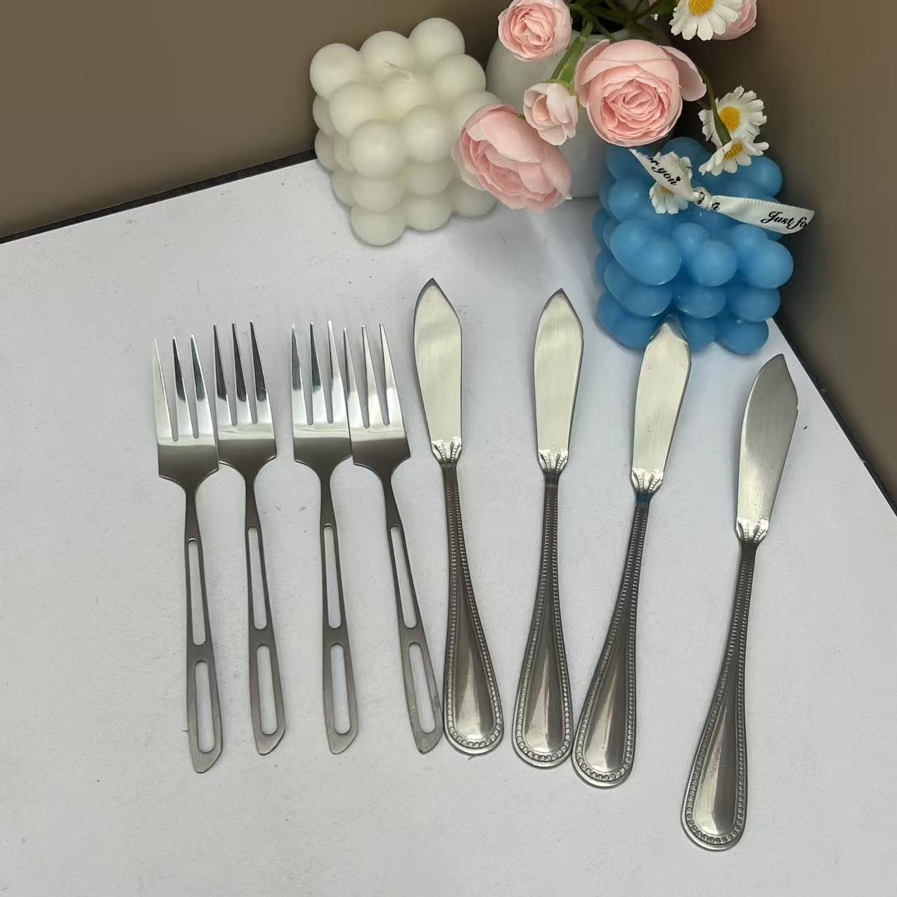 下午茶刀叉八件套高档家用款居家必备神器外贸【汤姆粉丝专属】