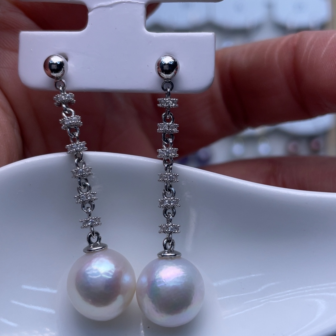 淡水珍珠未镶嵌耳饰