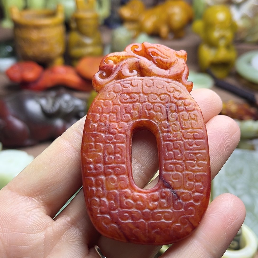 白玉菩提吊坠7。。