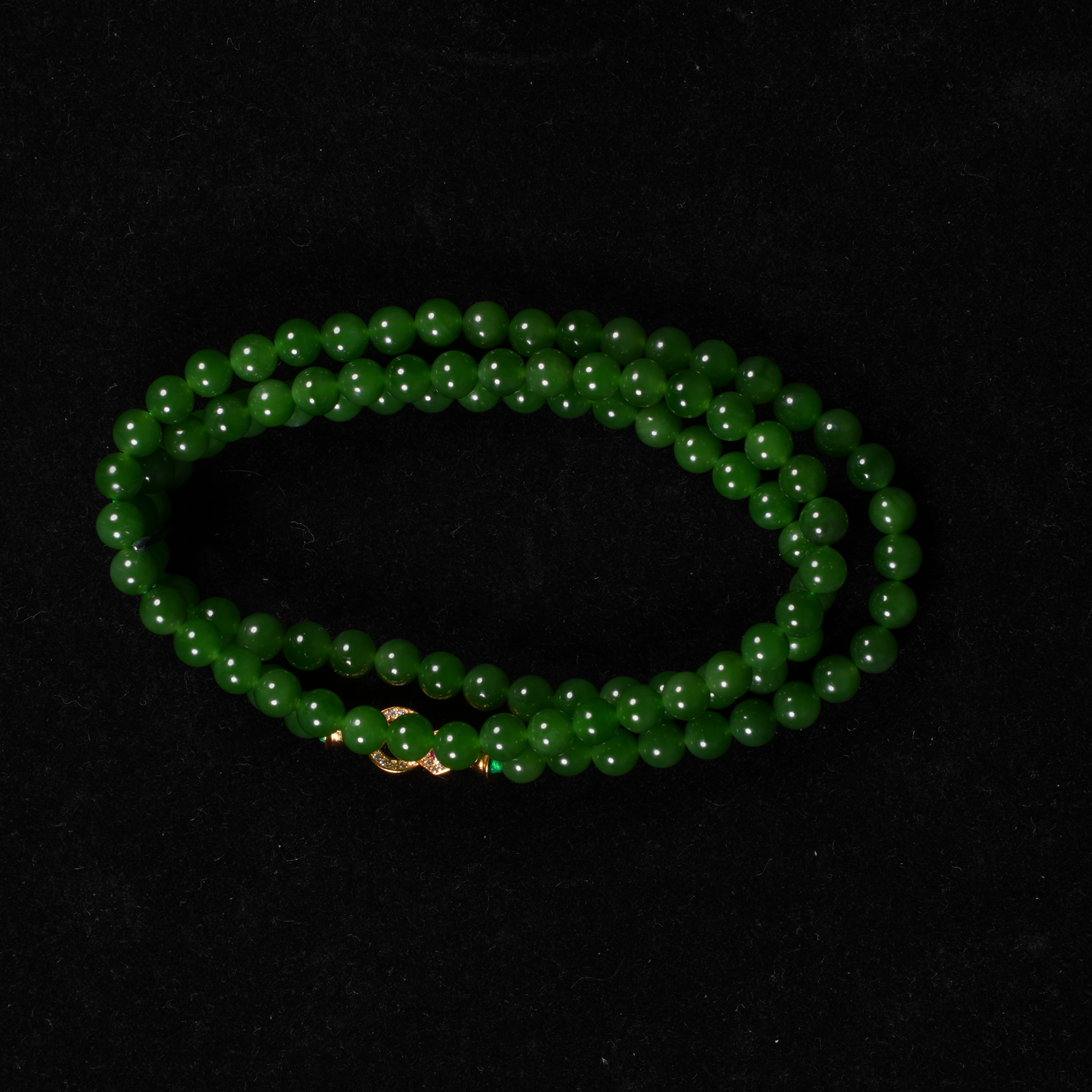 lot22碧玉7号矿羊脂项链/保利拍卖