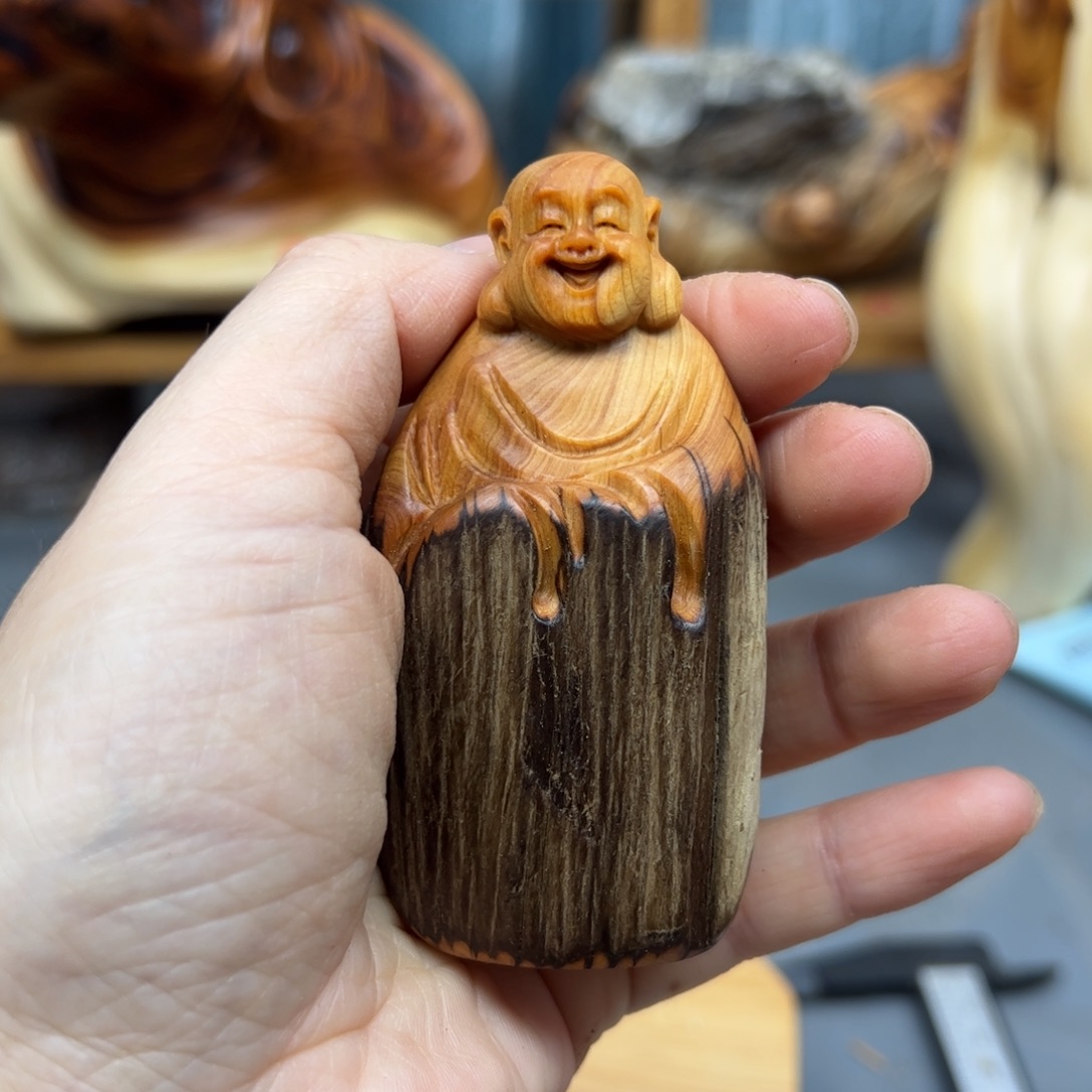 柏木崖柏木摆件手把件30