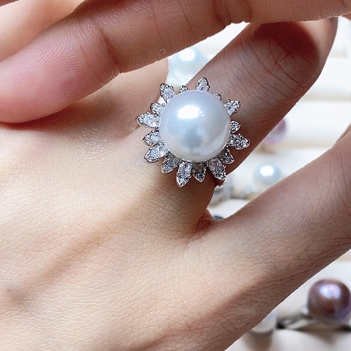 未镶嵌戒指淡水珍珠