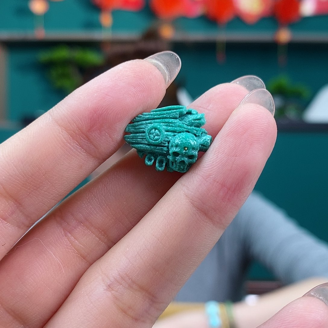 绿松石珠宝奇石未镶嵌