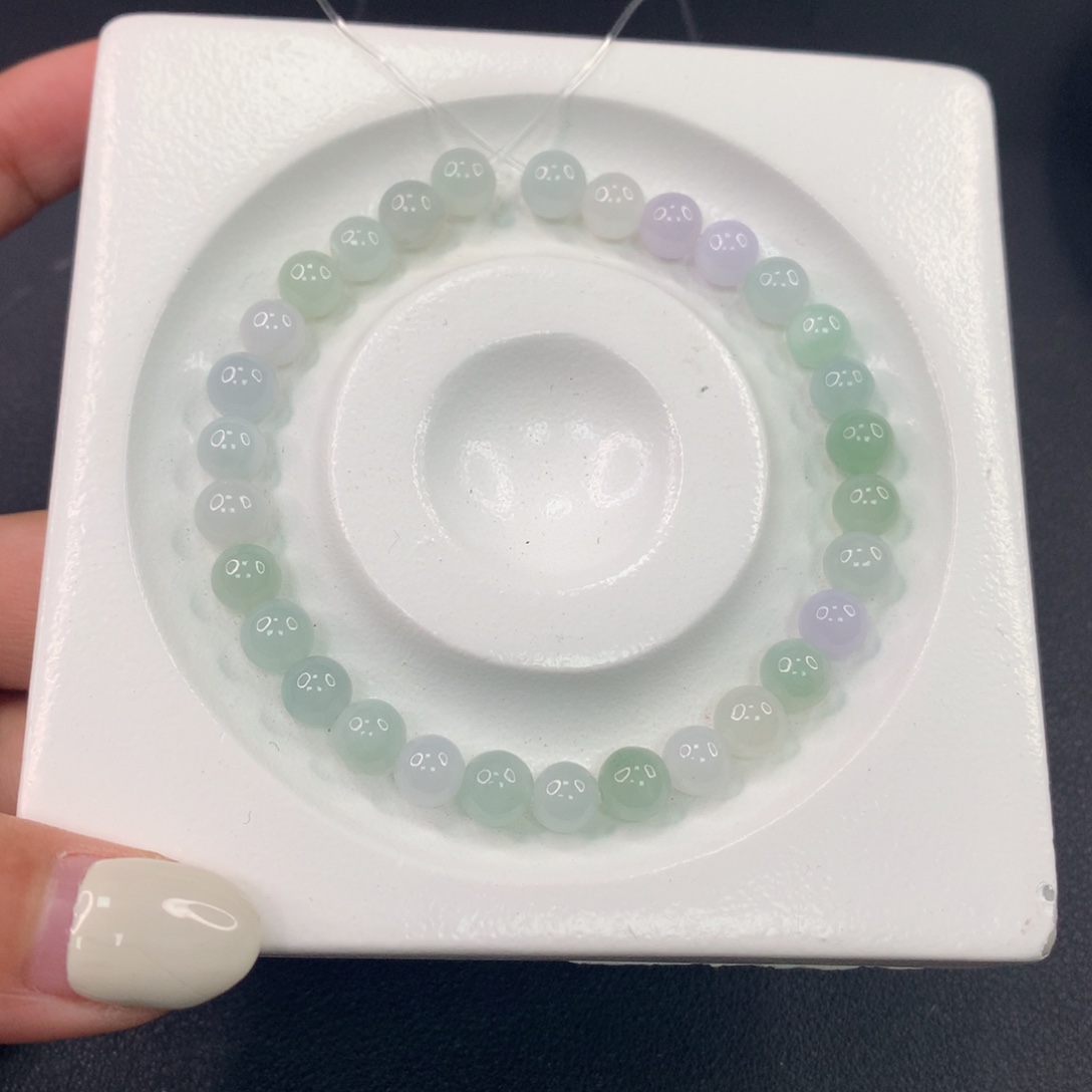 翡翠散珠翡翠散珠DIY手串多样性自发