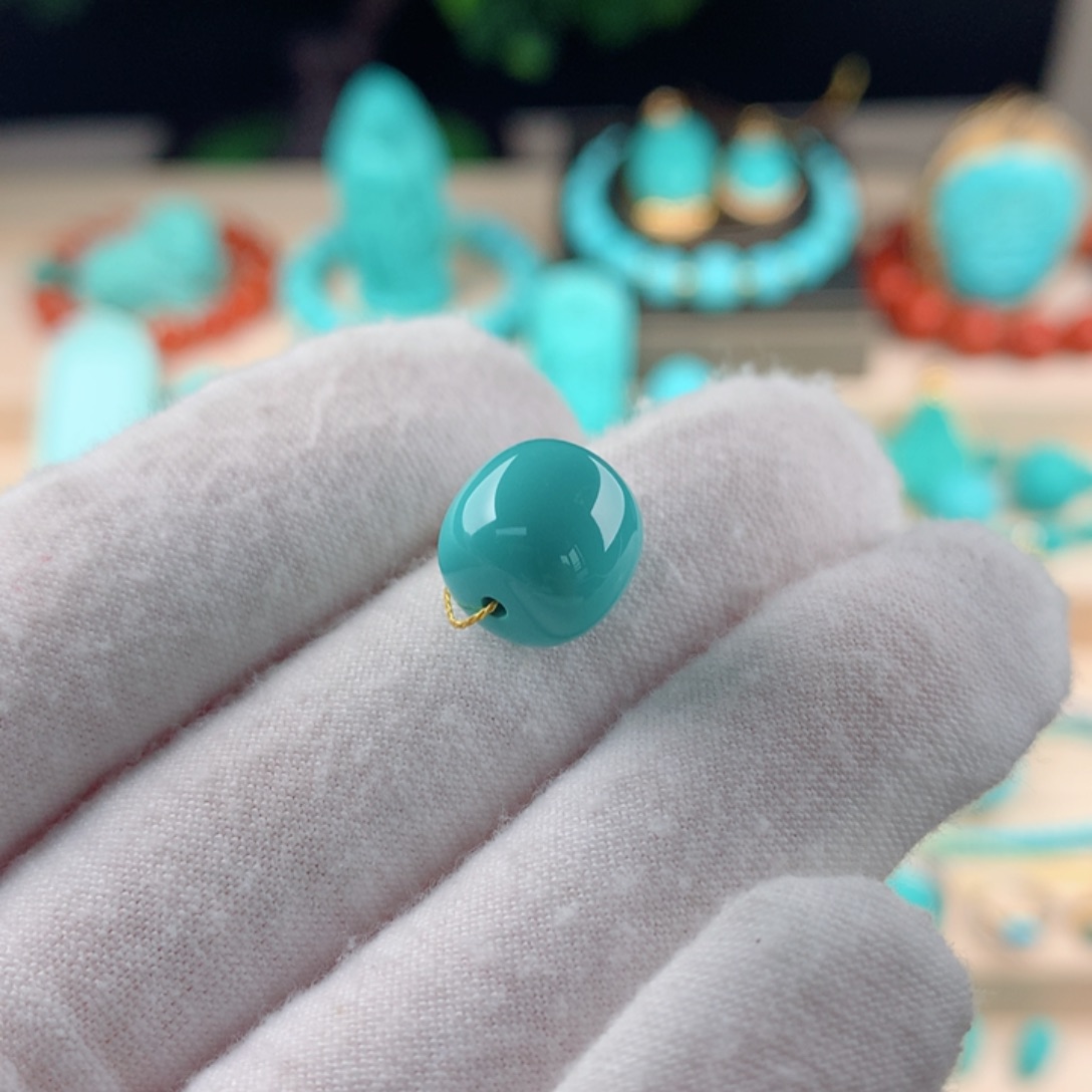 绿松石配珠卡10.5未镶嵌