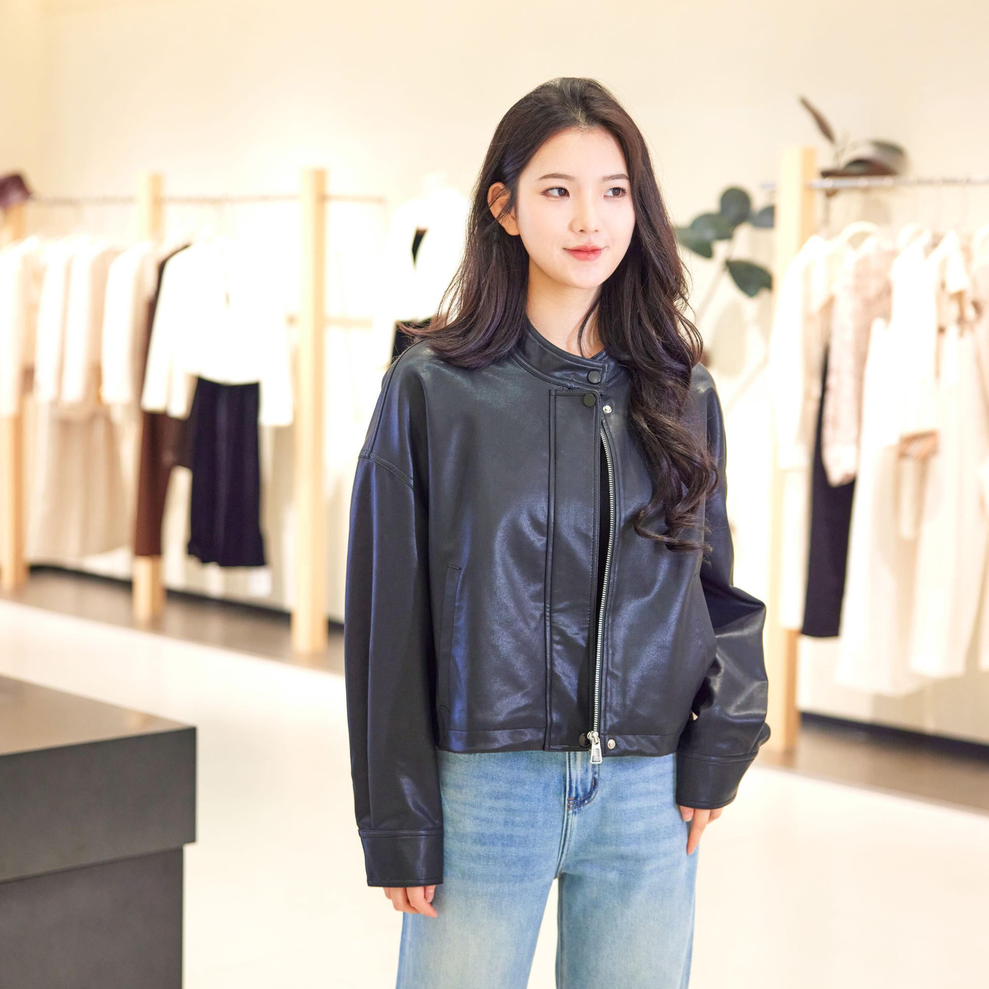 905W99085 春季新款 皮衣外套
