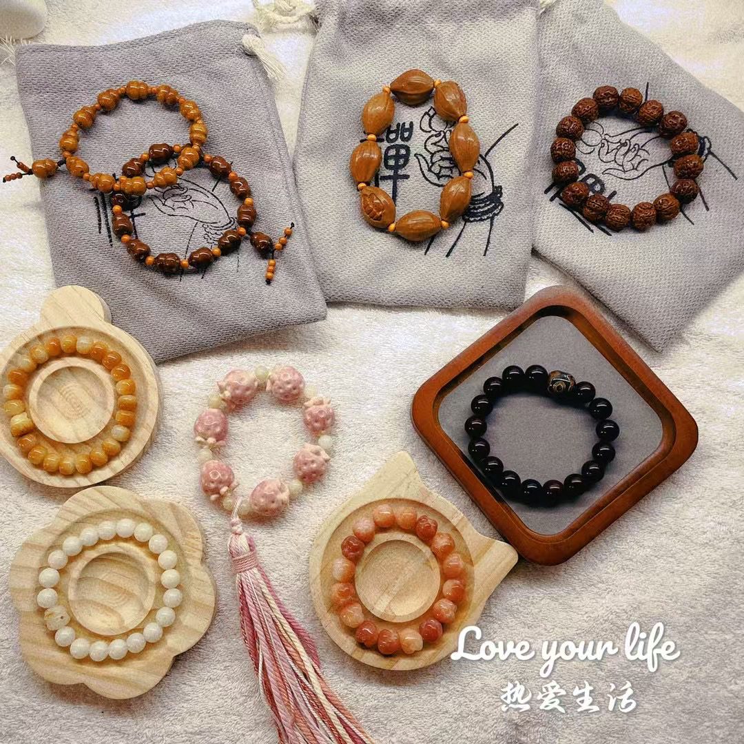 非金属木质手链 菩提木串手串多样性男女通用